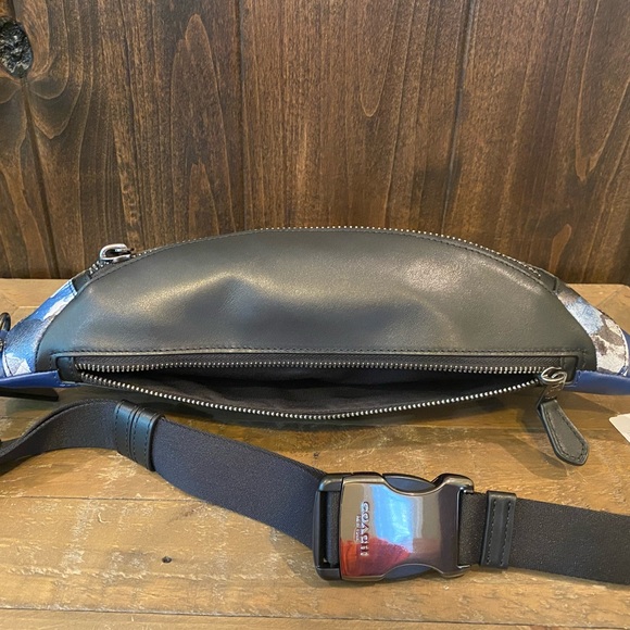 NWT Authentic Coach Watercolor Belt Bag - Picture 7 of 9